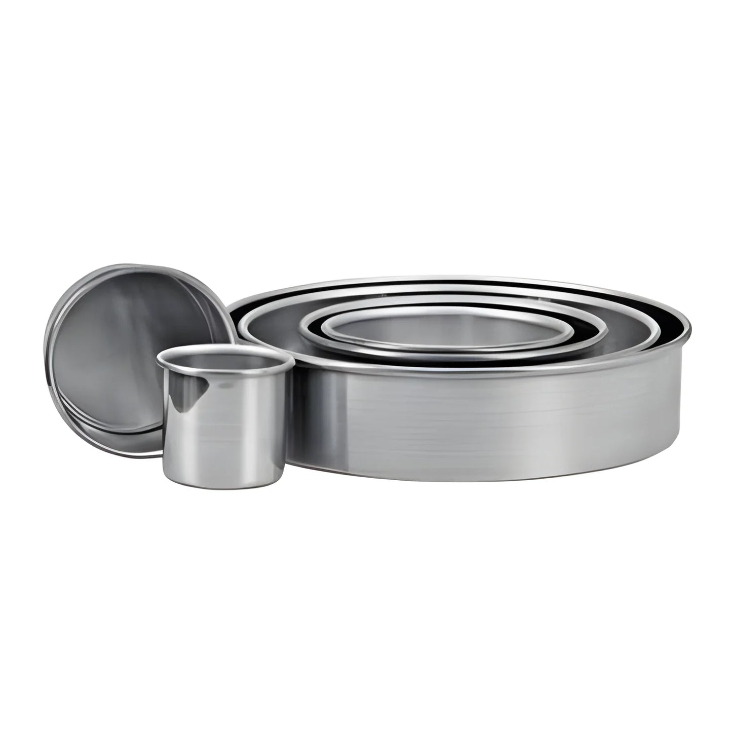 Teglia in alluminio adatta per Pan di Spagna Ø 25 x h 10 cm.