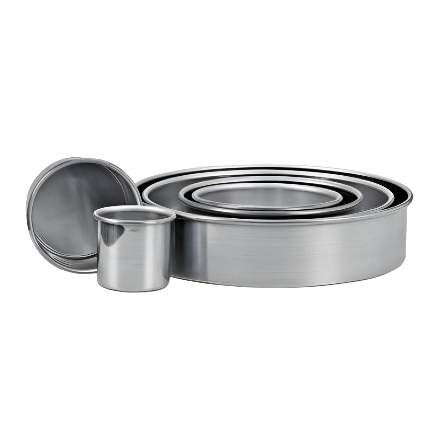 Teglia in alluminio adatta per Pan di Spagna Ø 35 x h 10 cm.