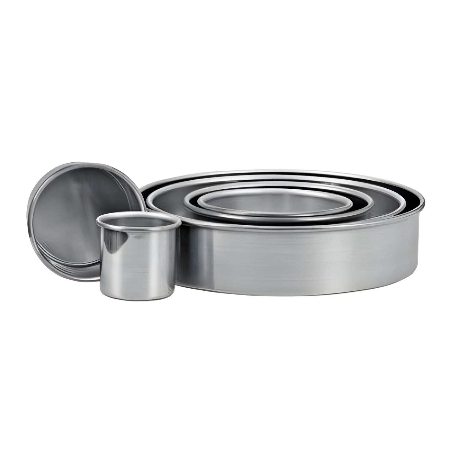 Teglia in alluminio adatta per Pan di Spagna Ø 35 x h 10 cm.