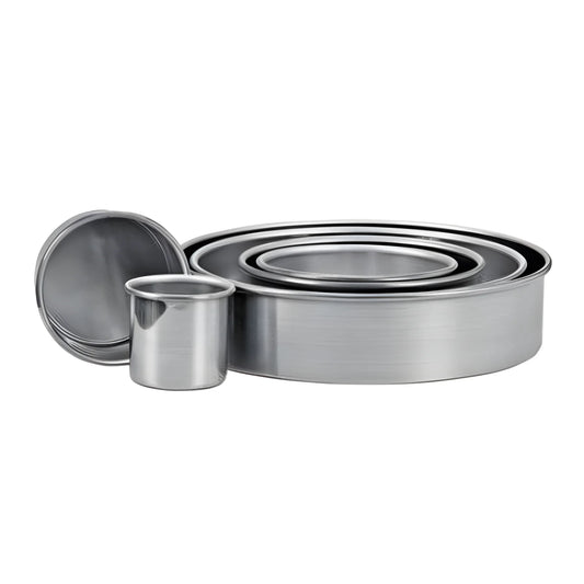 Teglia in alluminio adatta per Pan di Spagna Ø 40x h 10 cm.