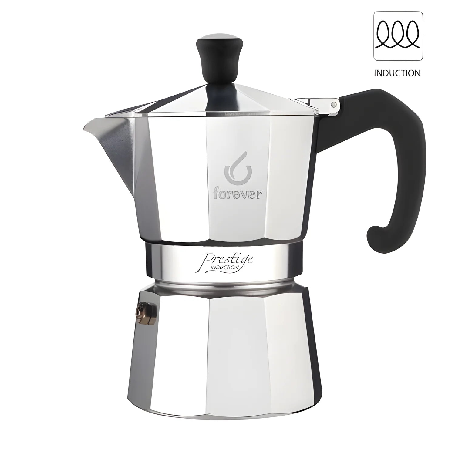 Caffettiera "Miss Moka Prestige" adatta a induzione 2 tazze
