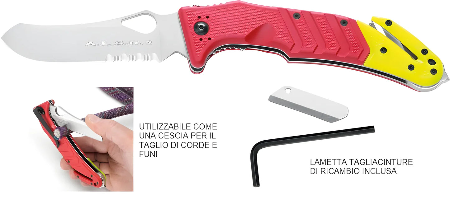 Fox coltello da Soccorso ed Emergenza FKMD Alser 2 Art.FX-447 C