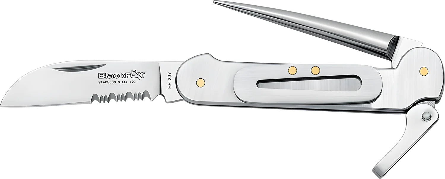 Coltello da Marinaio per Barca adatto per Cime Black Fox BF-237