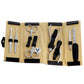 Alpen Set Manicure in pelle otto pezzi acciaio inox nero 6839R