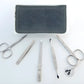 Alpen Set Manicure 5 pezzi inox astuccio pelle grigio AP6842R