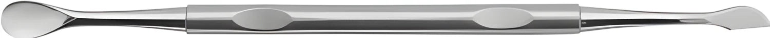 Atrezzo spingi pelle due usi cm 14. inox sterilizzabile 5196