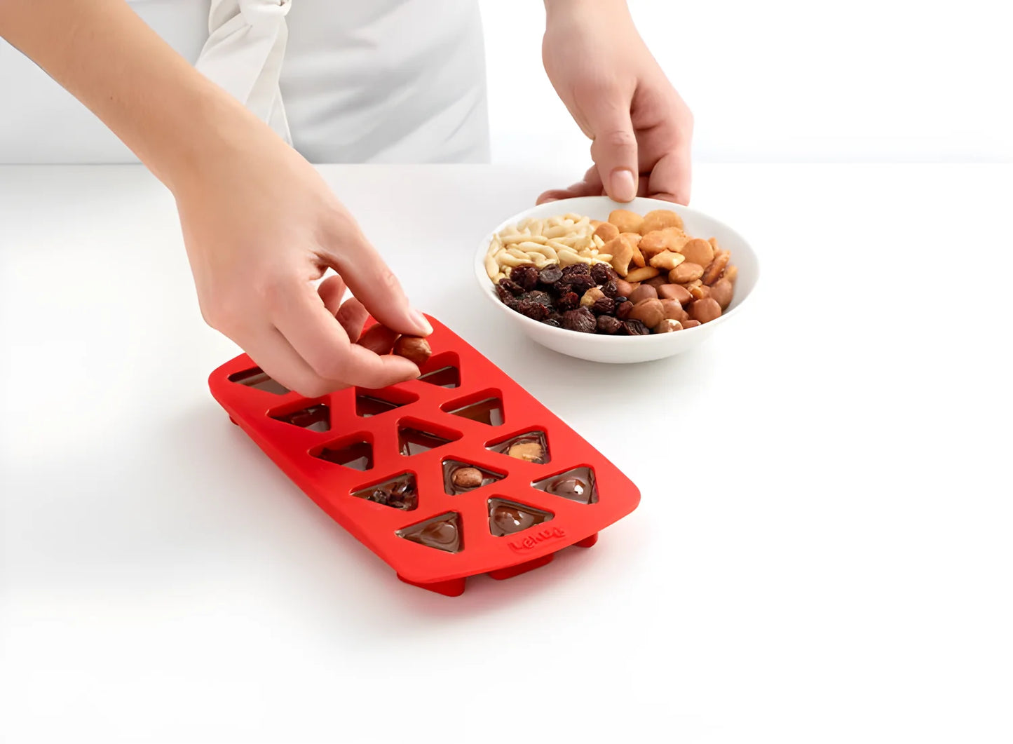 Stampo in silicon cioccolatini forma di triangolo Lekue 1841755