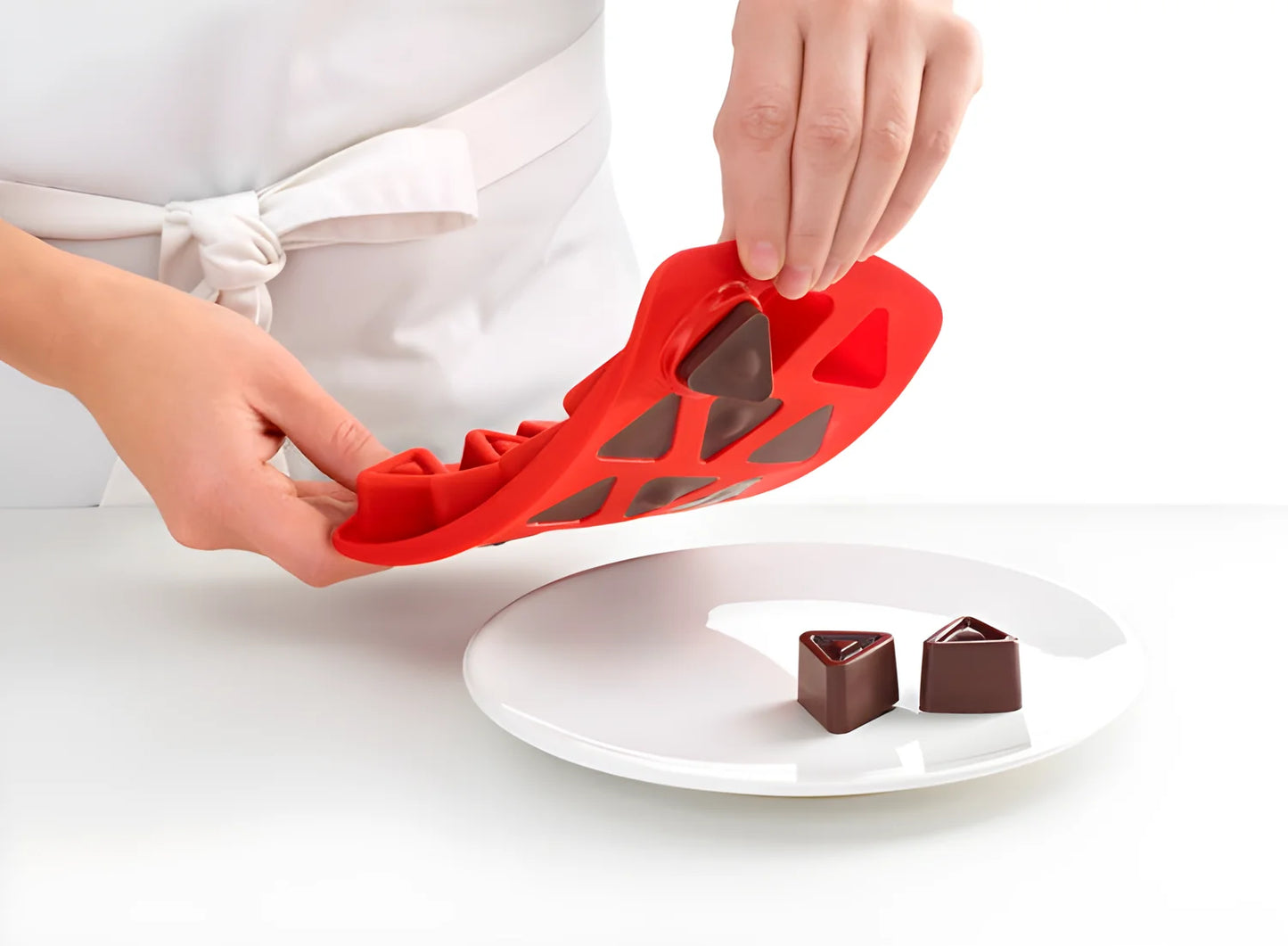 Stampo in silicon cioccolatini forma di triangolo Lekue 1841755