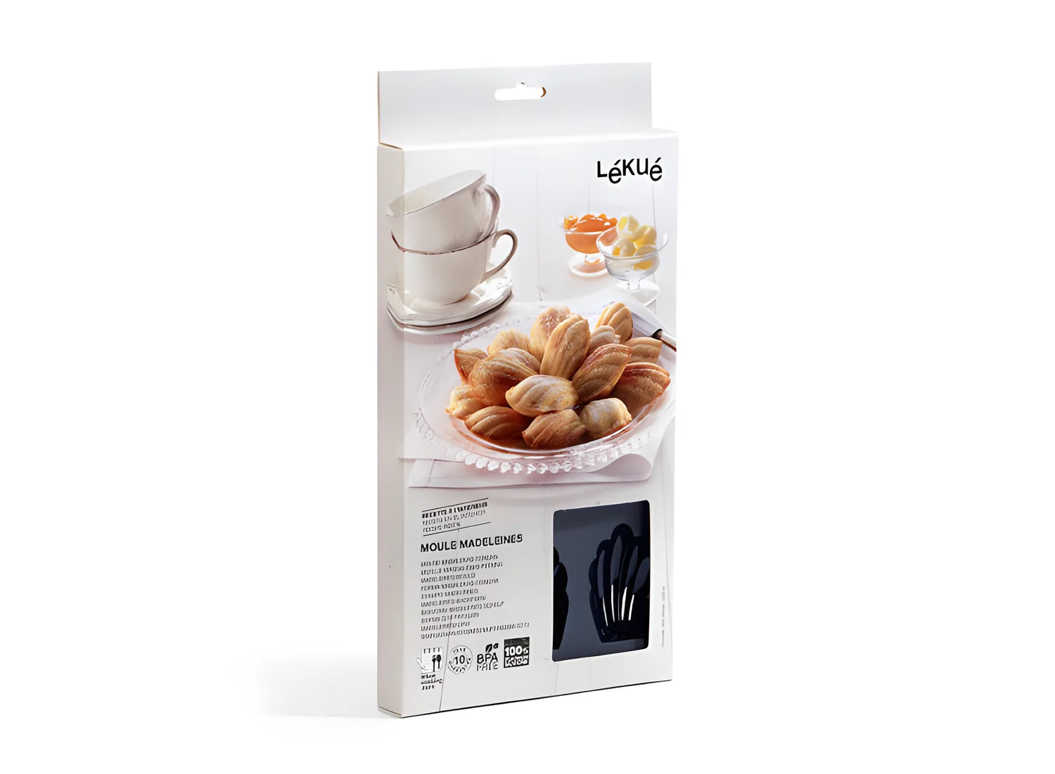 Lekue stampo in silicone platinico per 9 Madeleine 1841793