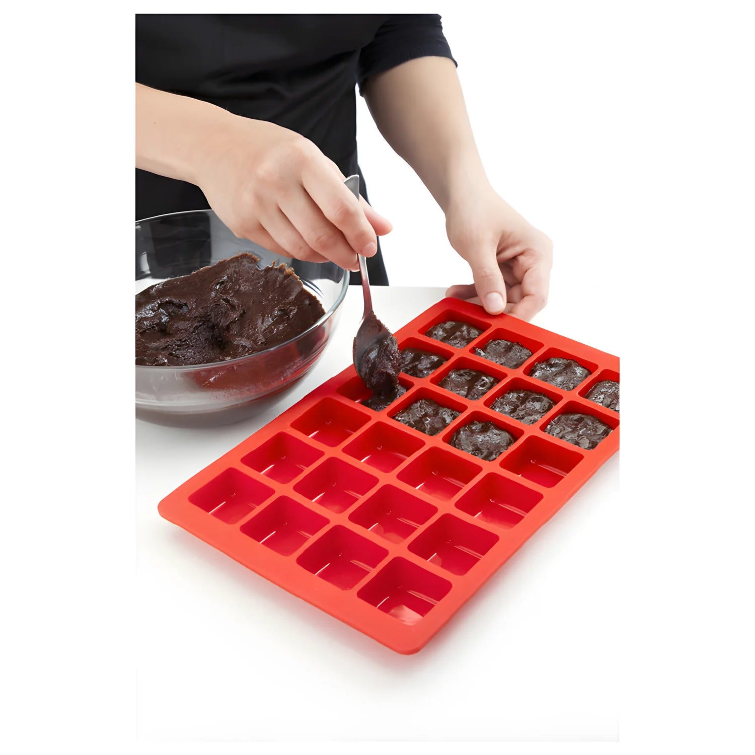Lekue mini stampo in silicone per 24 Brownie 1841705