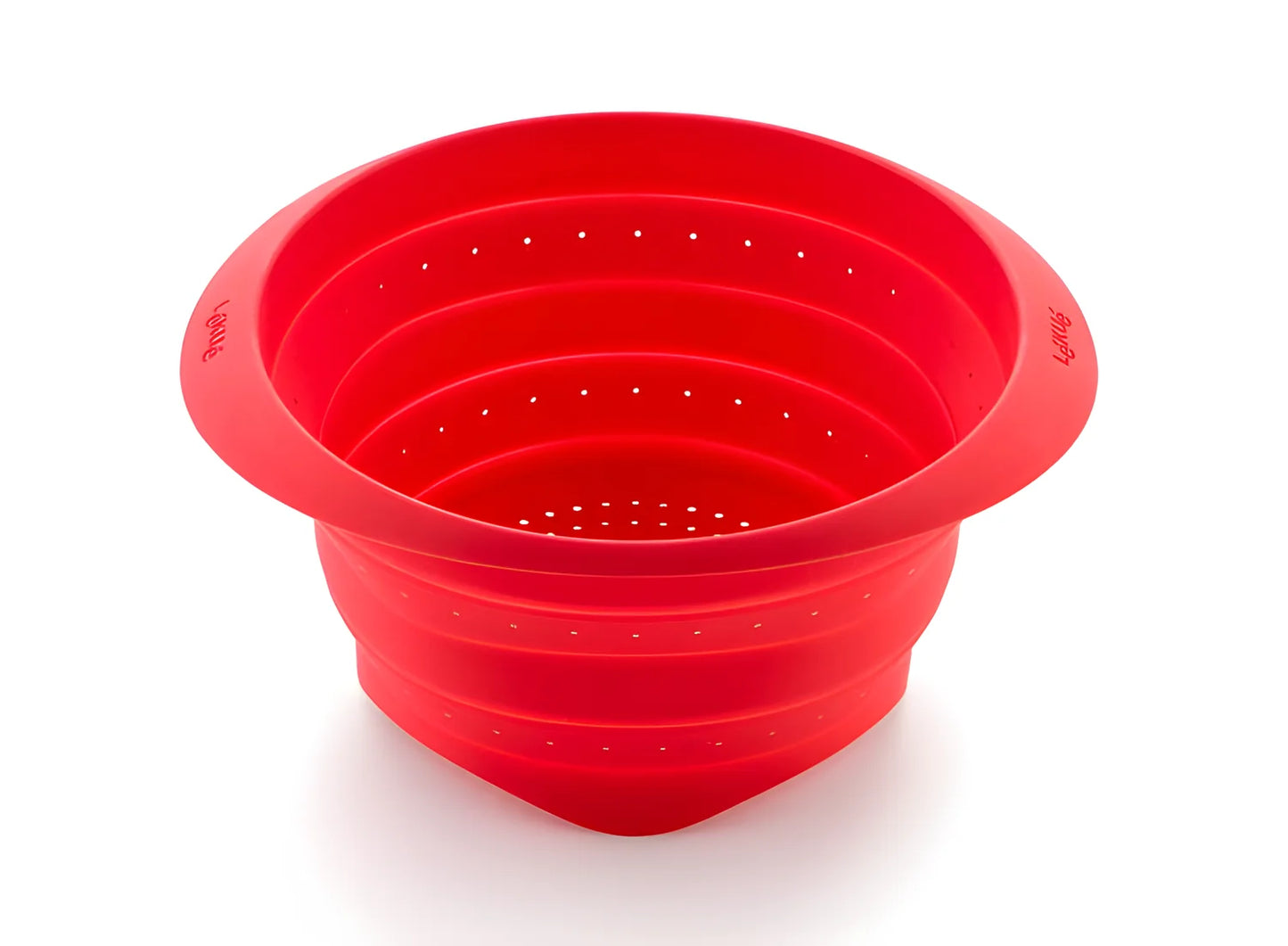 Scolapasta in silicone piccolo platinico pieghevole cm Ø22,5x11