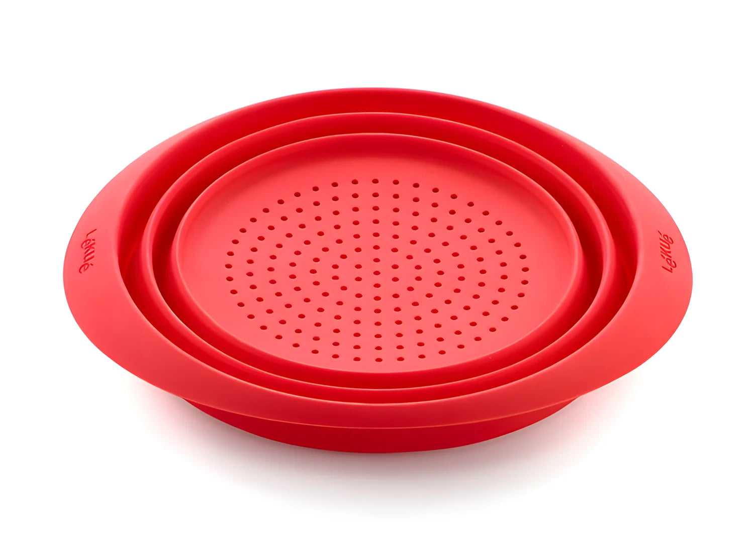 Scolapasta in silicone piccolo platinico pieghevole cm Ø22,5x11