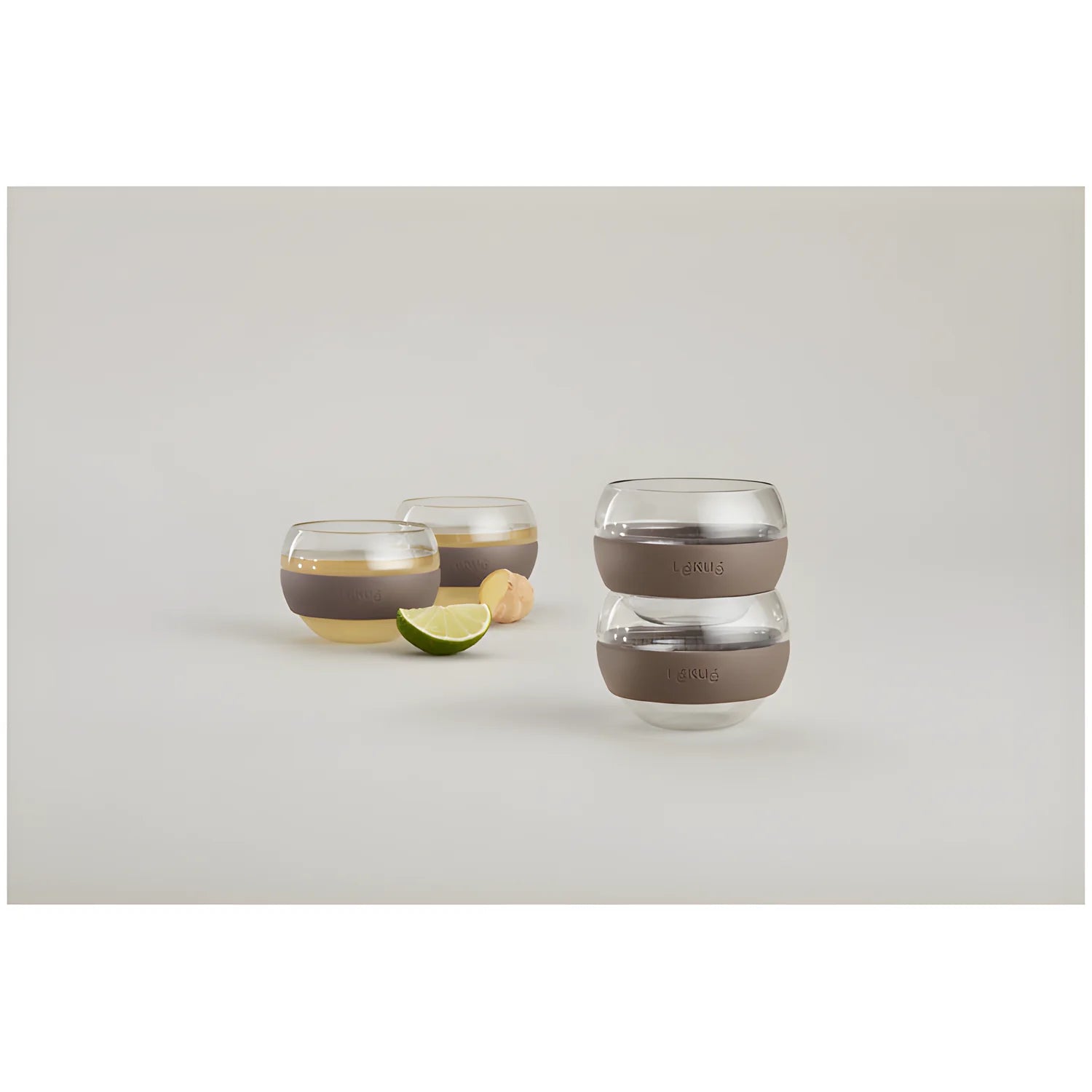 Lekue set tazza tè "Calm", in confezione da 2 pezzi 1842219