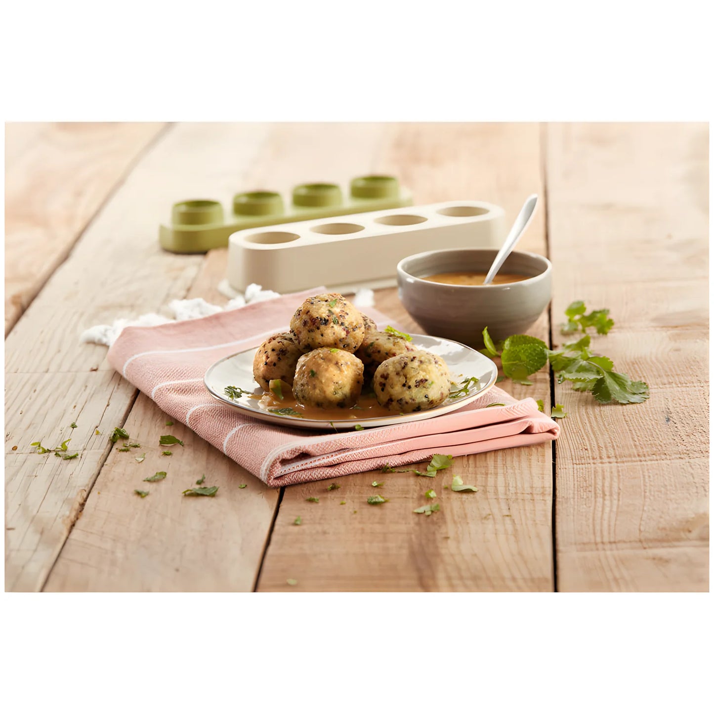 Stampo Lèkuè per polpette di carne, vegetali "Veggie Balls"