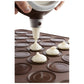 Tappetino silicone platinico per macaron cm 40x30x1,2 dischi 48