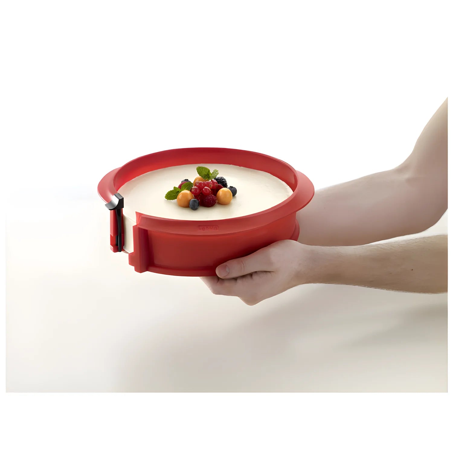 Lekue stampo in silicone a cerniera con fondo in ceramica ø23cm