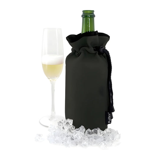 Pulltex Borsa raffredda champagne nera cm Ø18x26,5