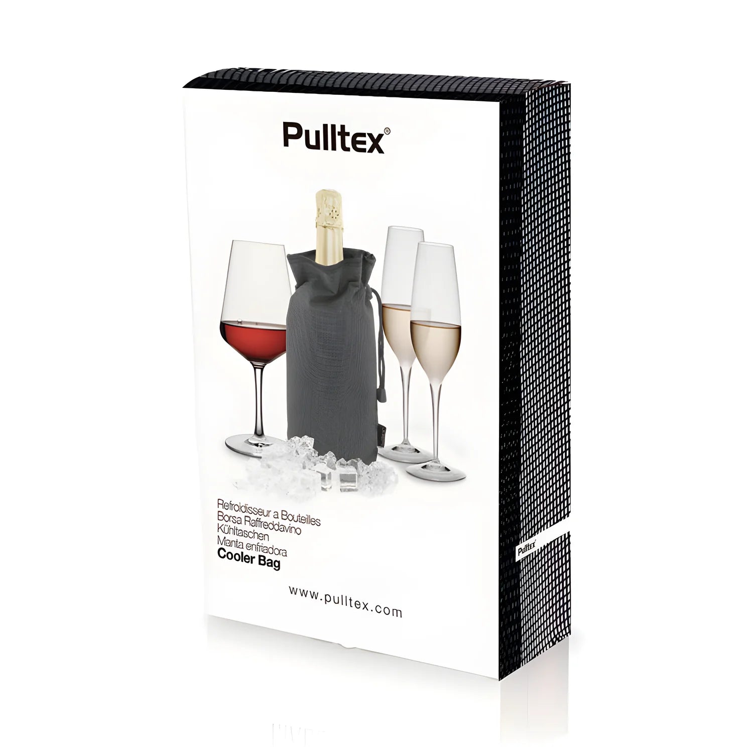 Pulltex Borsa raffredda champagne nera cm Ø18x26,5