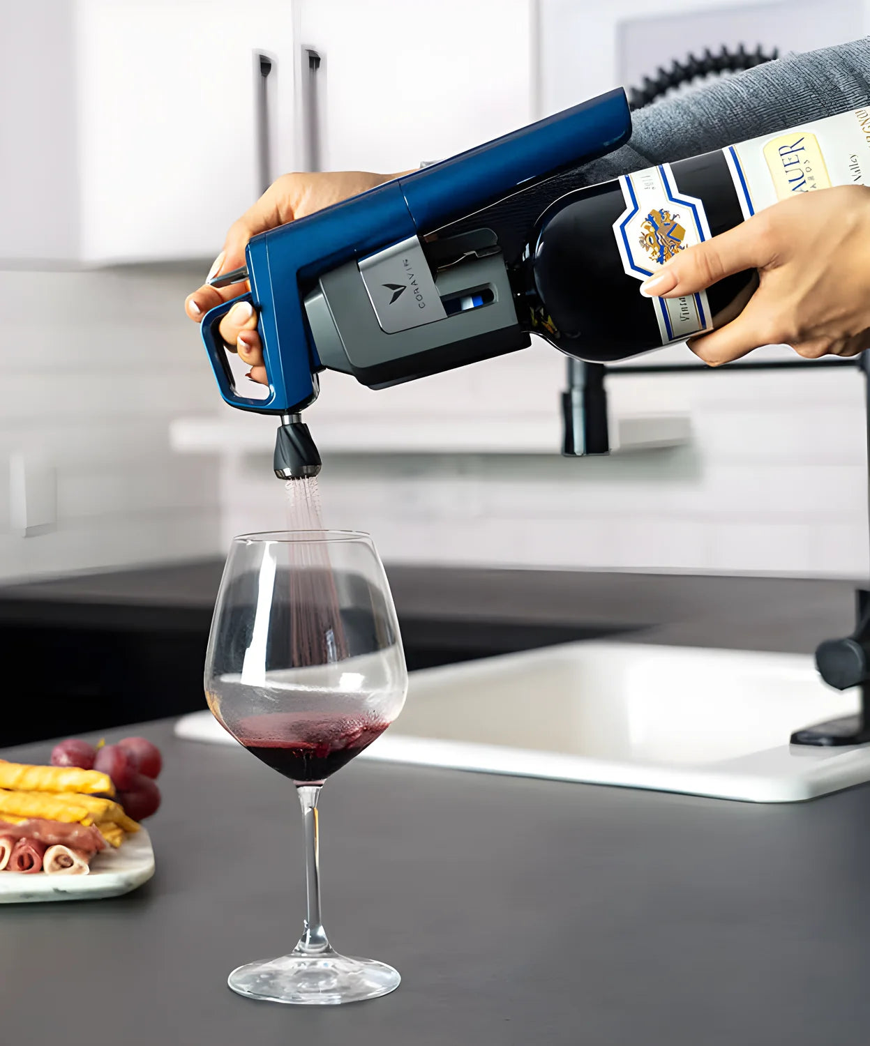 Set Sistema Mescita "Coravin" Timeless Six + Nero