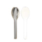 Set posate inox da viaggio con contenitore bianco Mepal 6250172