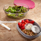 Set posate inox da viaggio con contenitore bianco Mepal 6250172