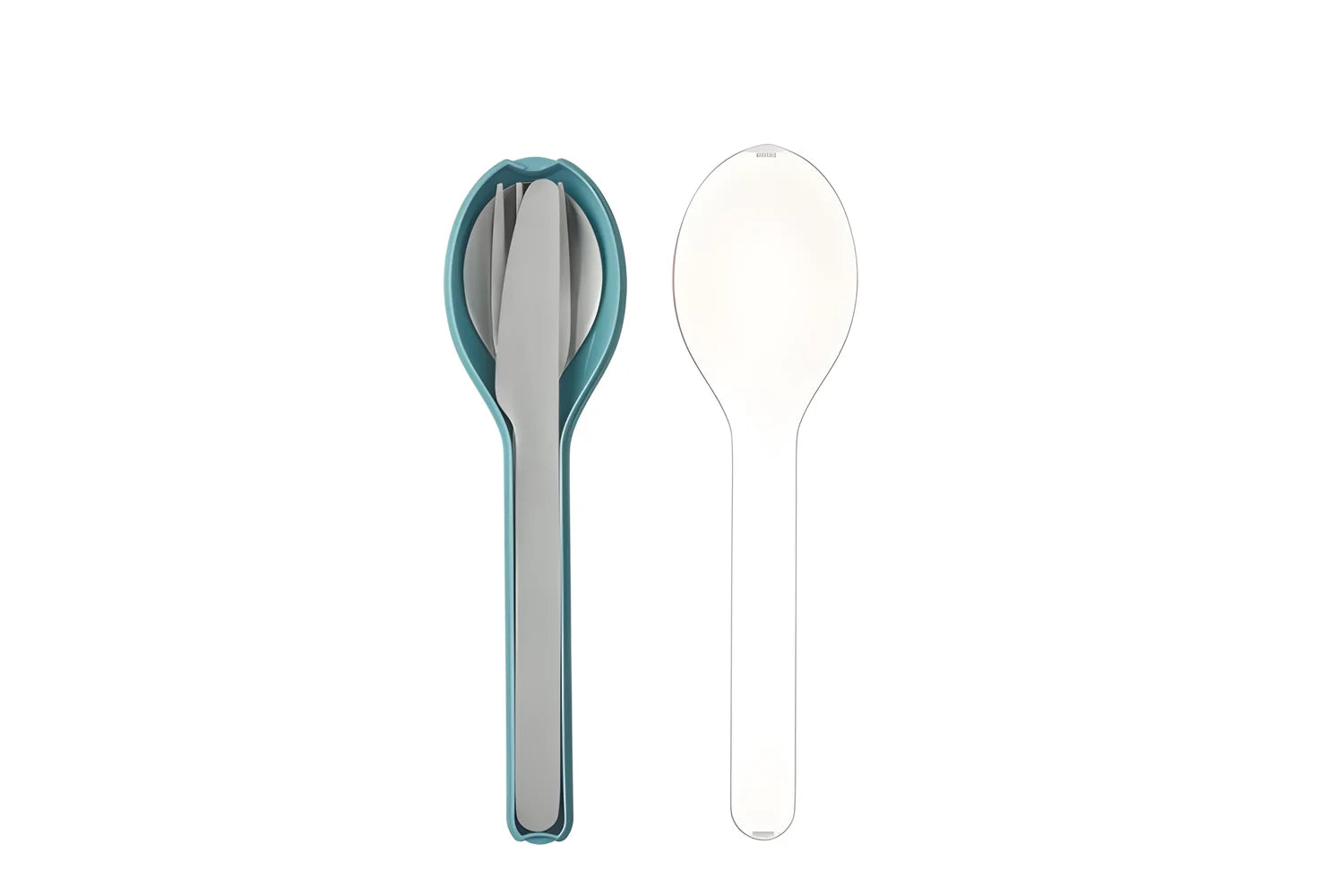 Set posate inox da viaggio con contenitore verde Mepal 6250182
