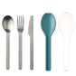 Set posate inox da viaggio con contenitore verde Mepal 6250182