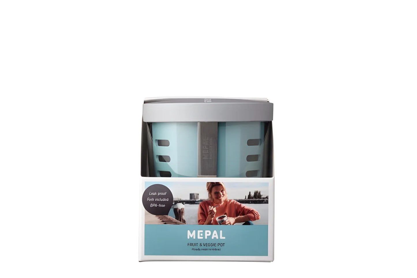 Mepal contenitore frutta verdura Ellipse 600ml grigio 6222512