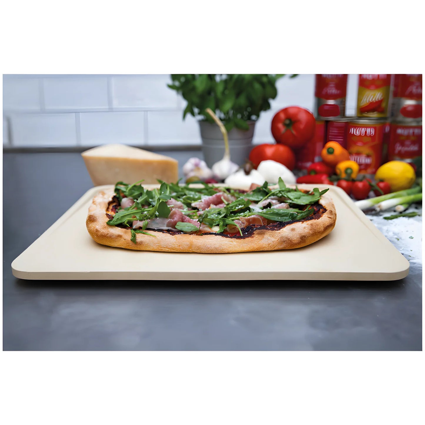 Boska Pietra refrattaria x pizza rettangolare Deluxe cm 40x32x2