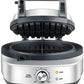 Sage Piastra elettrica rotonda per waffle classici "the No-mess Waffle"