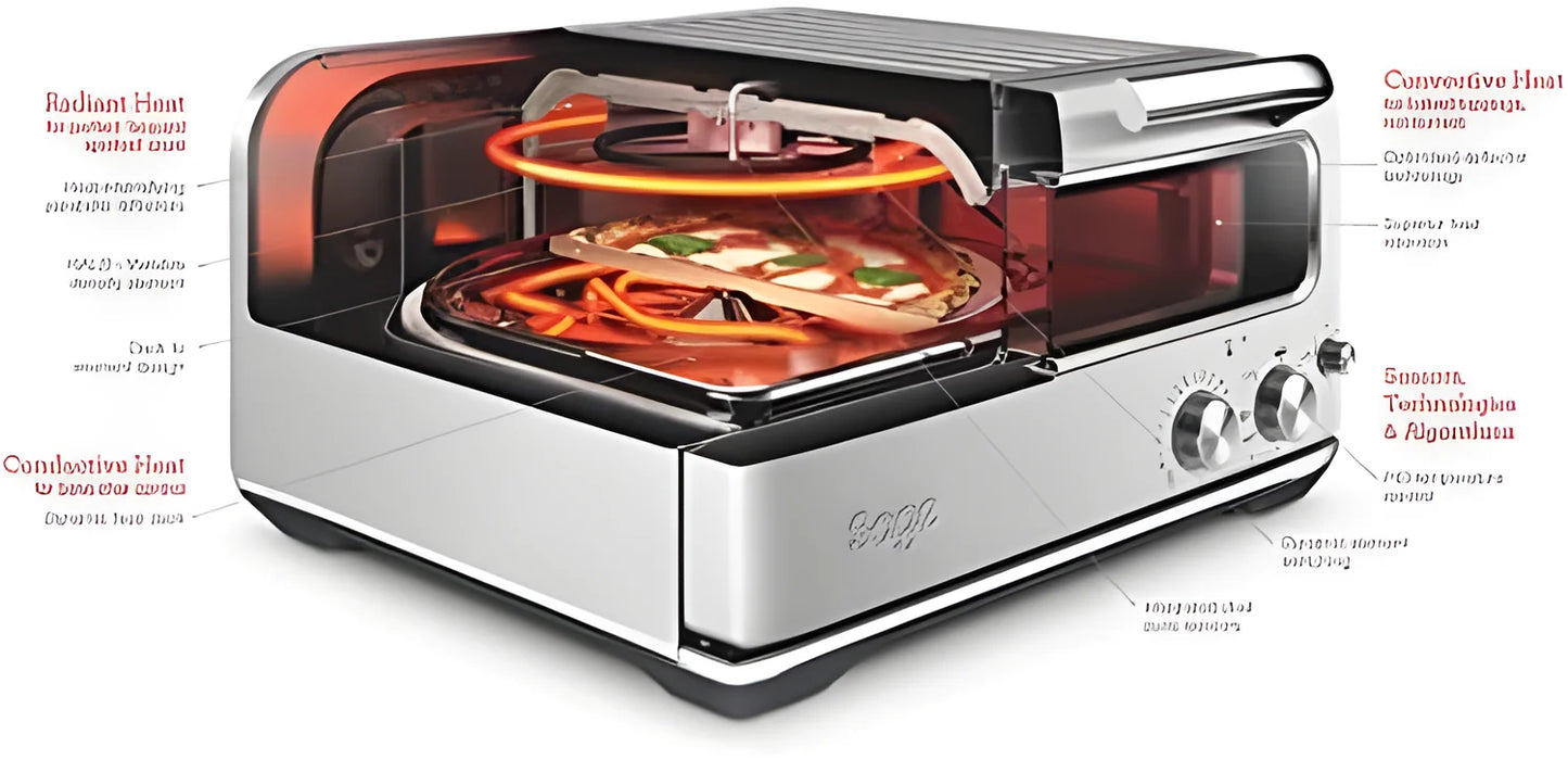 Sage "Pizzaiolo" il migliore Forno elettrico per pizza cotta in 2 minuti 400° gradi