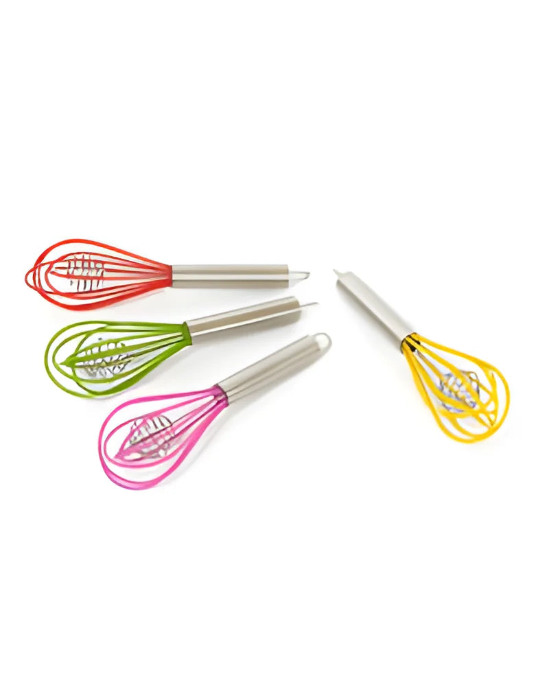 Frusta mini manico inox frusta silicone 18,5 cm.totale 4710016