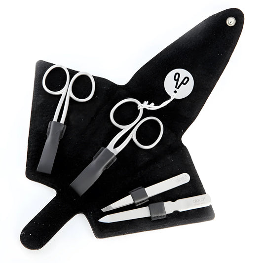 Alpen Set Manicure 4 pezzi inox astuccio in pelle 6879R