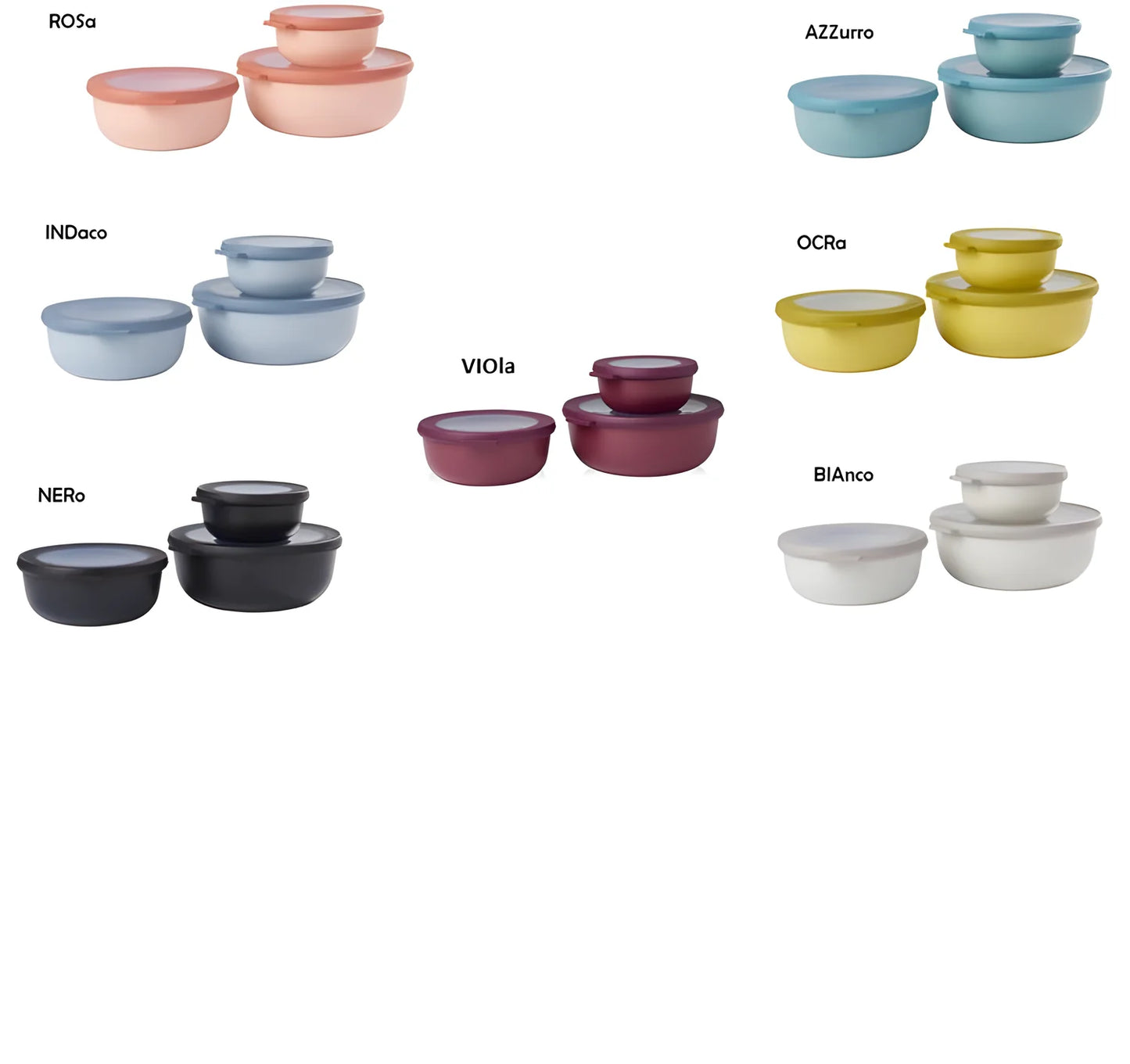 Contenitore Rosti Mepal Cirqula 350 ml. Ø125 H 58mm. no BPA
