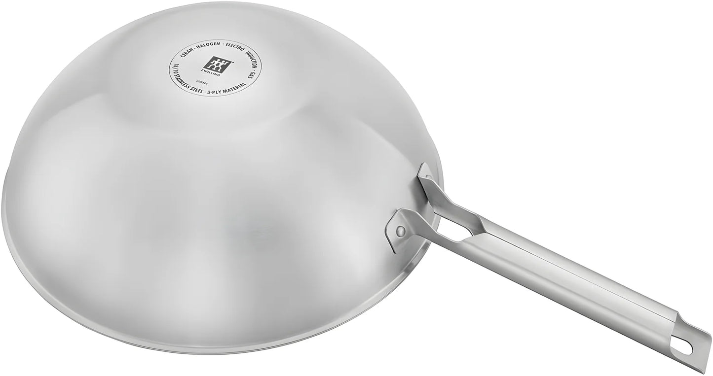 Zwilling Joy Plus Wok 30 cm con Coperchio – Antiaderente, Adatto a Induzione