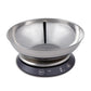 Bilancia da cucina con ciotola in acciaio inox 1g/5kg