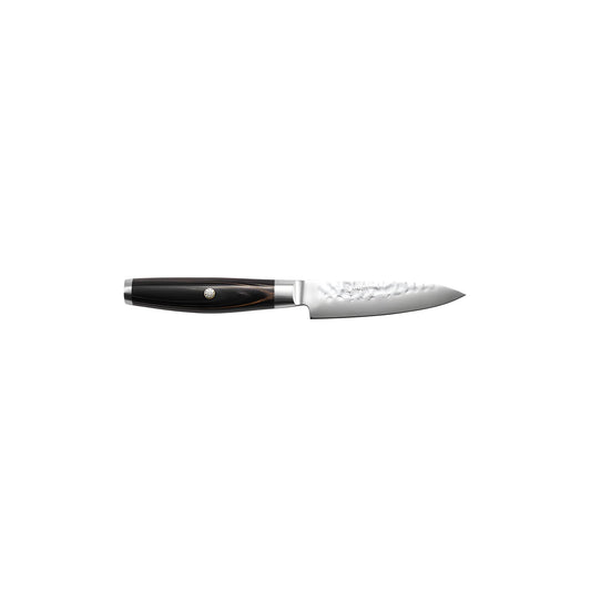 Yaxell KETU Coltello Universale Lama 10 cm – Acciaio SG2 63 HRC, Finitura Martellata