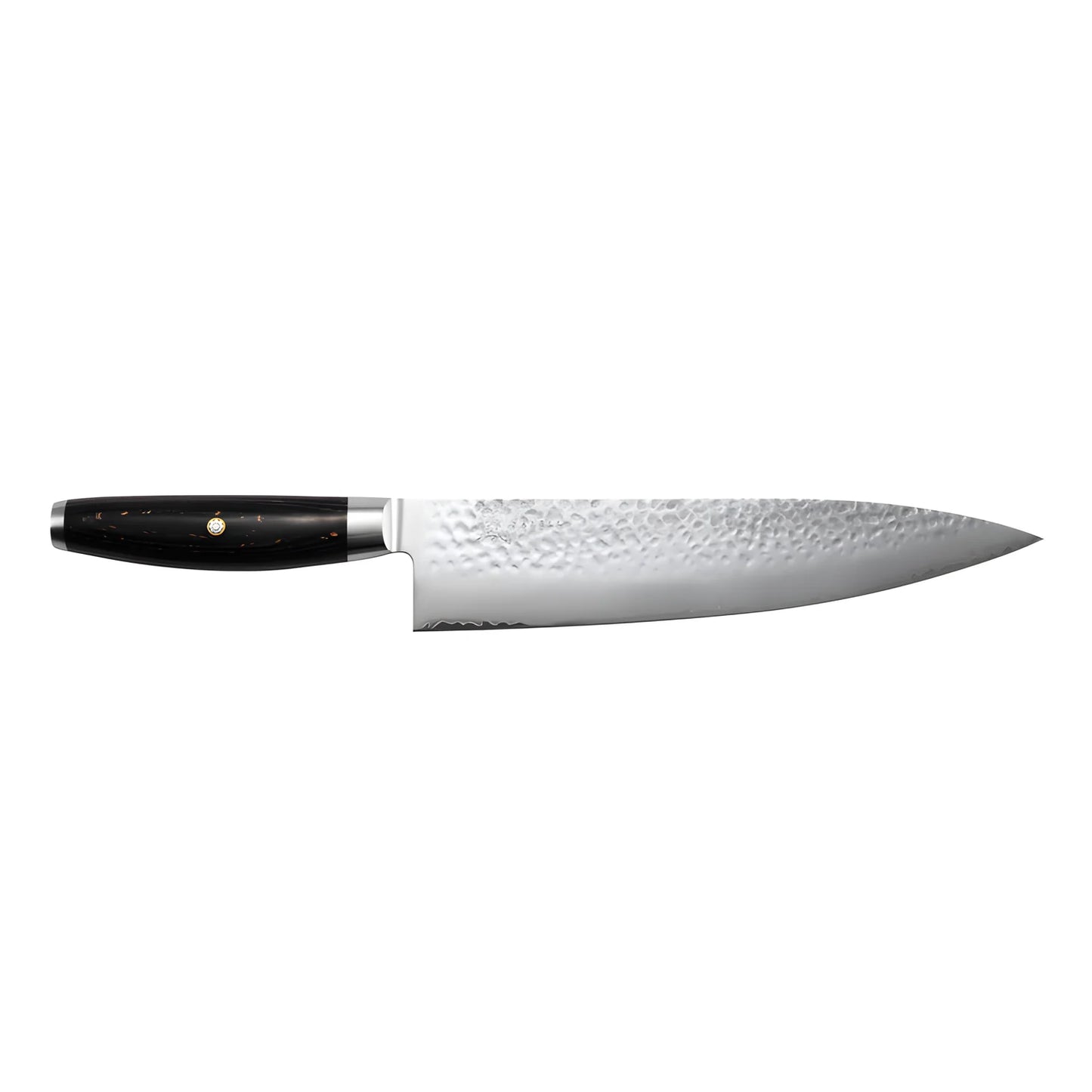 Yaxell KETU Coltello da Cuoco Lama 24 cm – Acciaio SG2 63 HRC, Finitura Martellata
