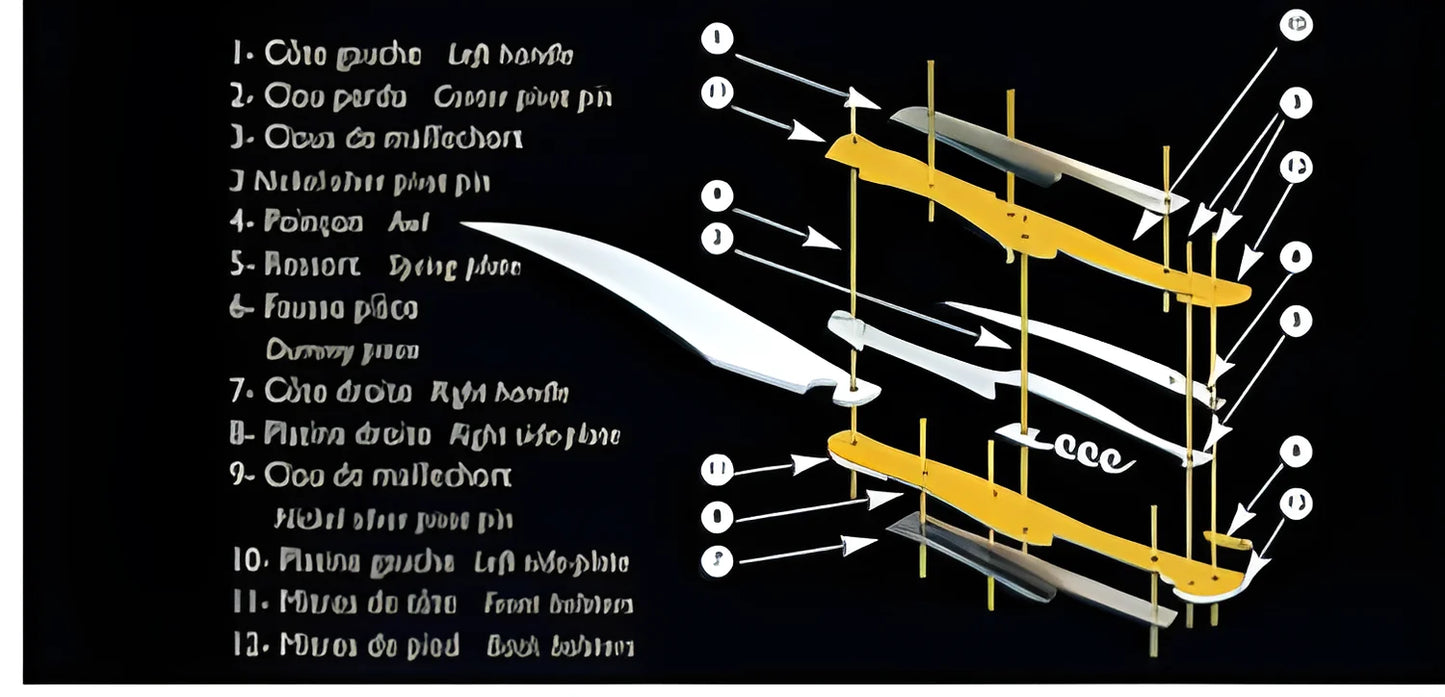 Laguiole en Aubrac coltello collezione osso di montone grezzo