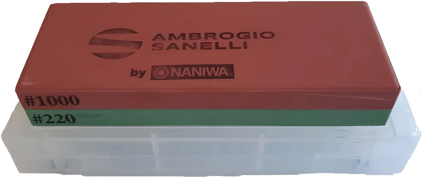 Naniwa Pietra per affilatura 220/1000 Sanelli con base 1900.000