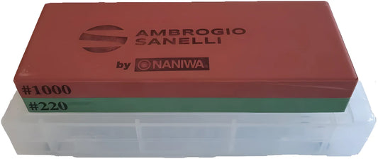 Naniwa Pietra per affilatura 220/1000 Sanelli con base 1900.000