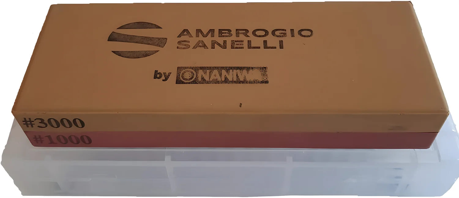 Naniwa Pietra per affilatura 1000/3000 Sanelli con base 1901.000