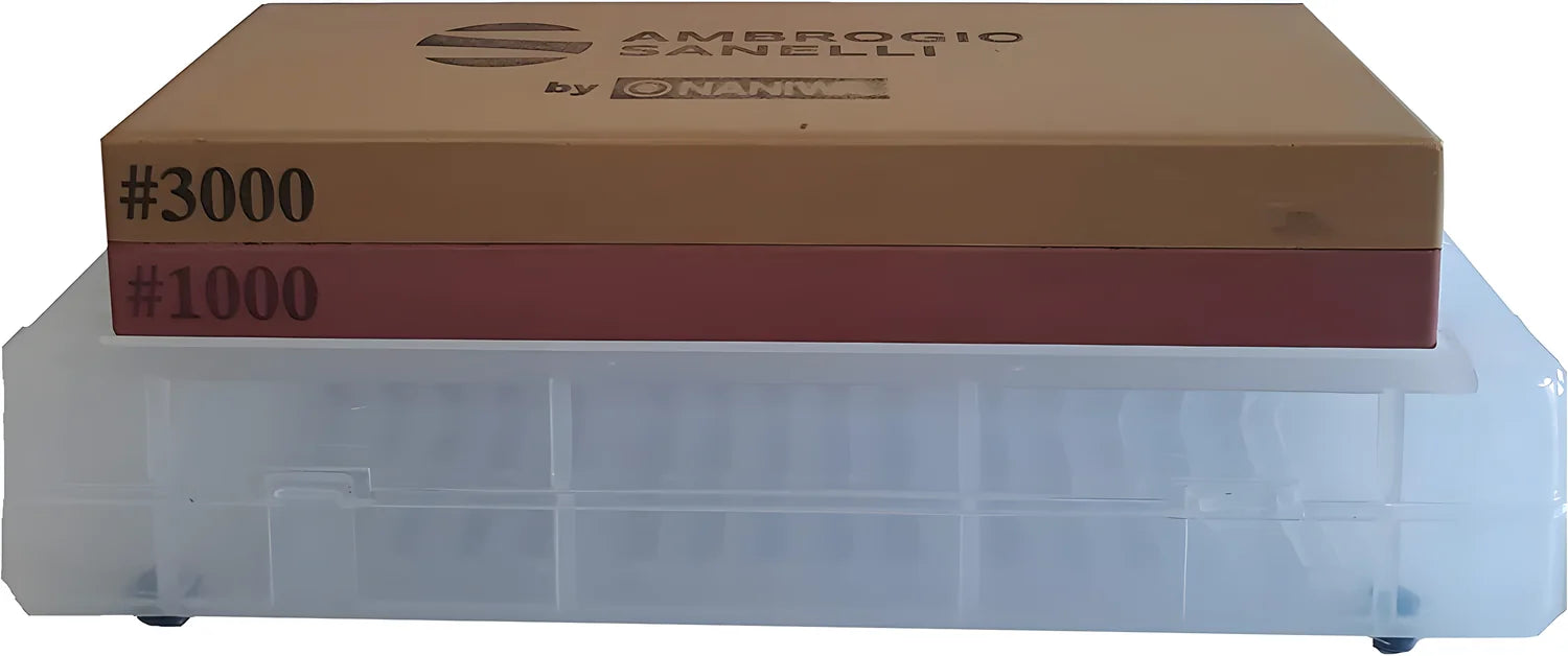 Naniwa Pietra per affilatura 1000/3000 Sanelli con base 1901.000