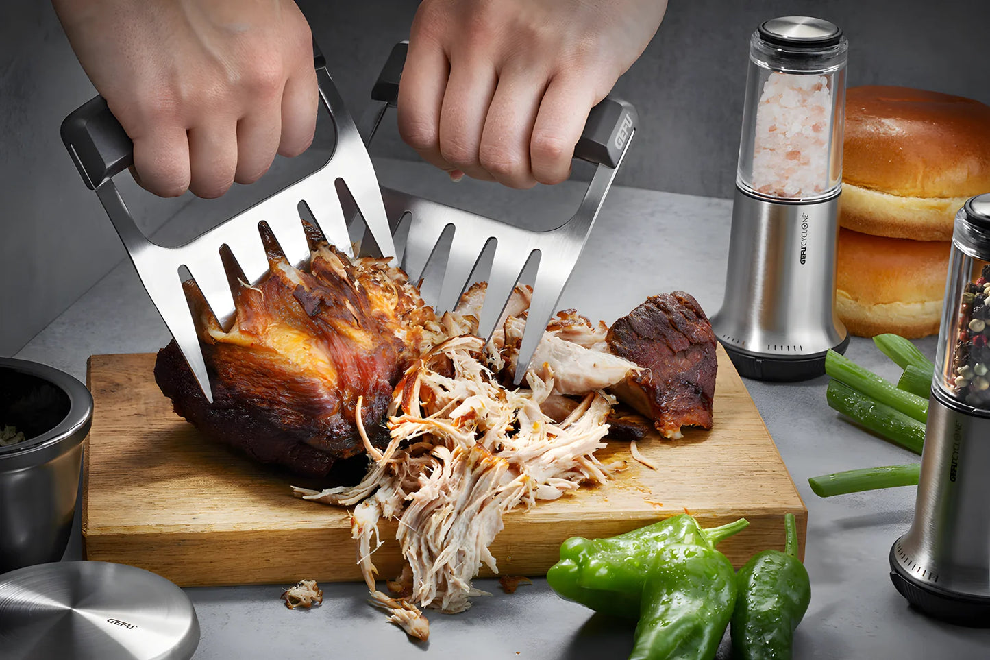 Gefu artgli per Pulled Pork "maiale sfilacciato" BBQ 89542