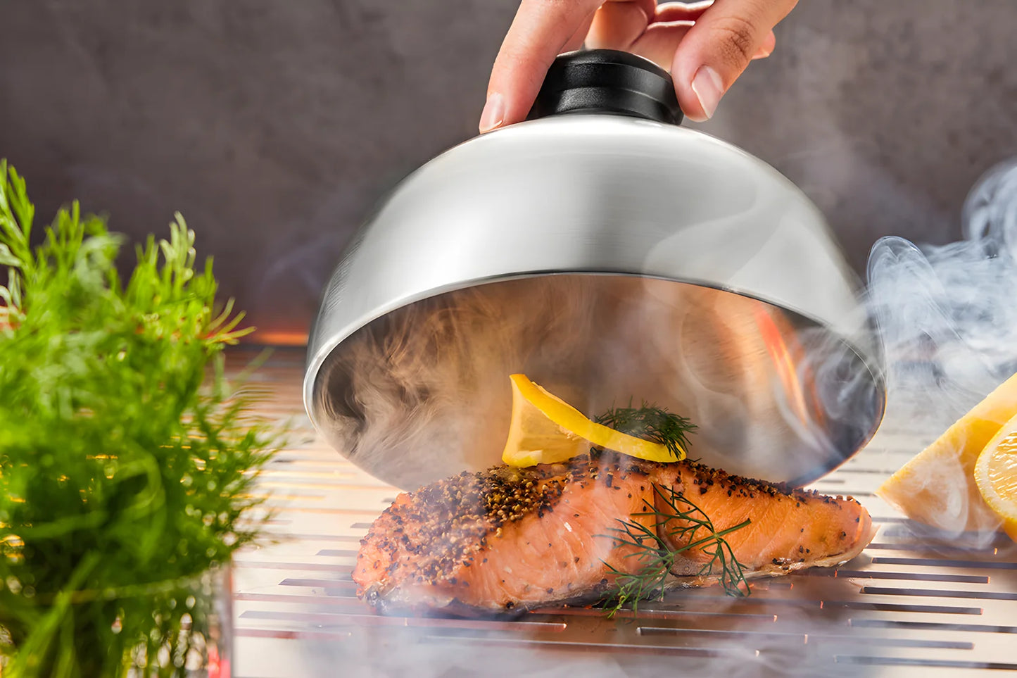 Gefu campana Burger e Melting bell BBQ cottura e affumicatura 89557