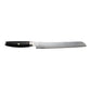 Yaxell KETU Coltello da Pane Lama 23 cm – Acciaio SG2 63 HRC, Finitura Martellata