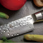 Yaxell KETU Coltello da Pane Lama 23 cm – Acciaio SG2 63 HRC, Finitura Martellata