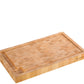 Zassenhaus Tagliere masselo di bambù rettangolare con scanalatura cm 45x25x4