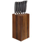 Zassenhaus Ceppo coltelli quadrato cm 13x13x26 noce scuro