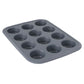Teglia per 12 muffin Gem rivestimento antiaderente alta qualità